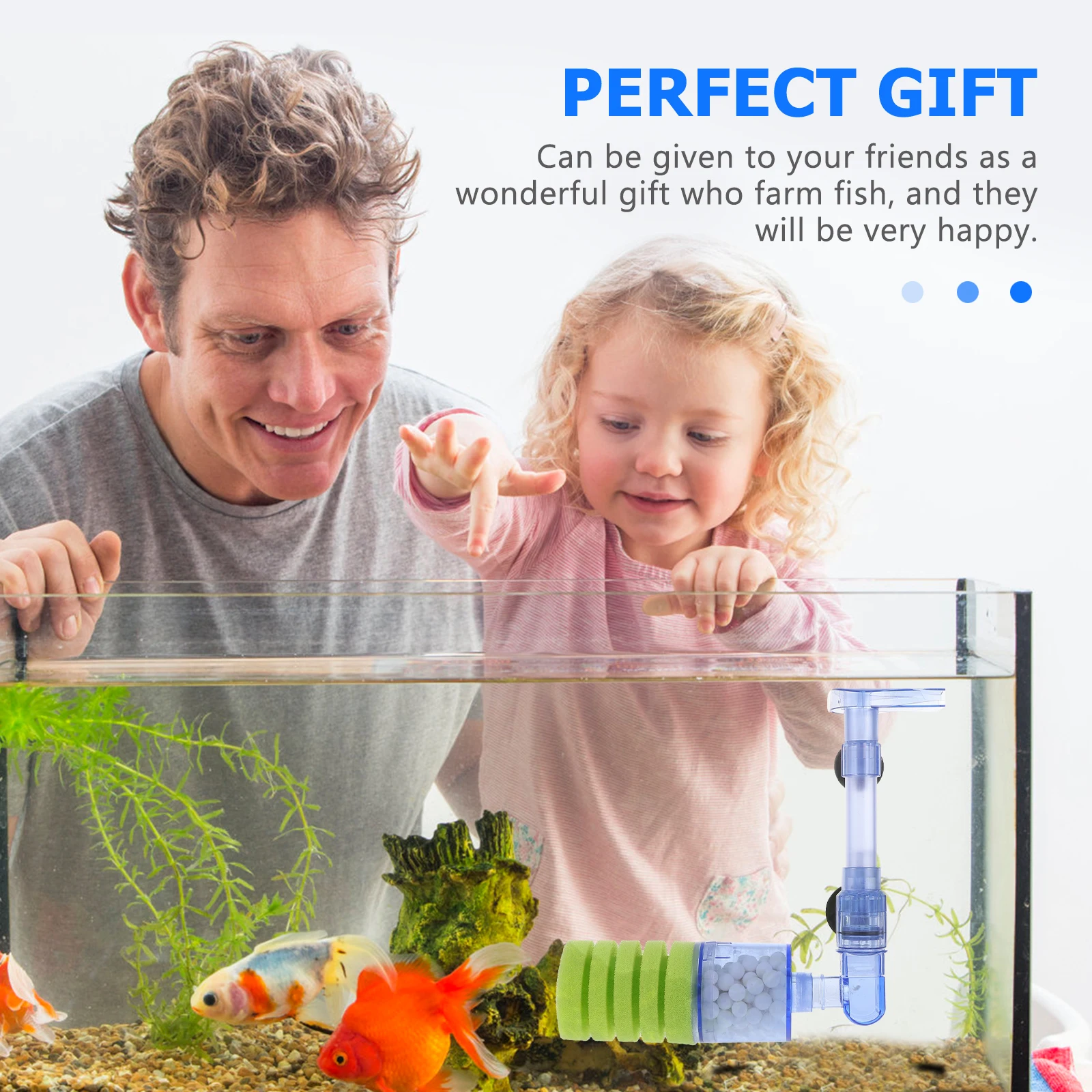 

Fish Tank Filter Accessori Per Acquari Small Filterwatte Aquarium Absauger Sponge Nettoyeur D'aquarium Filtration