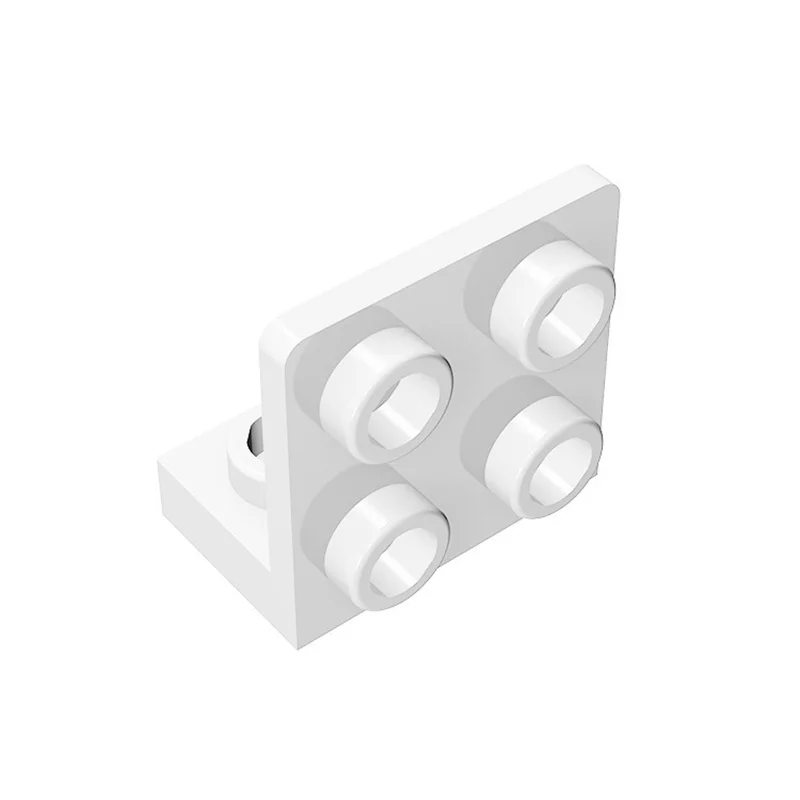 50g/64Pcs lot 99207 Bracket 1x2-2x2 Inverted Building Blocks Moc Accessories Compatible with Brick Toys Children
