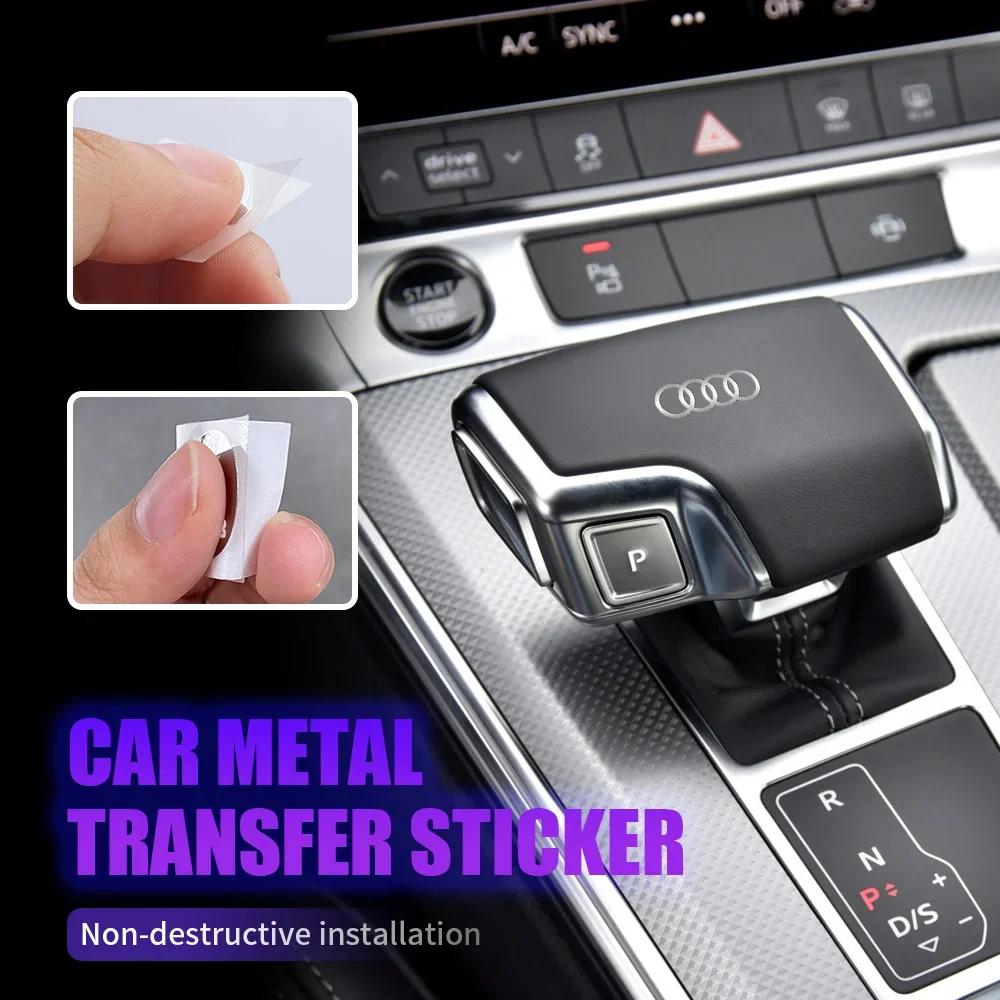 5/10pcs Car 3D PVC Stickers Stereo Labeling Decorate Sticker Badge Emblem Decals For Audi Sline A3 A4 B8 8P B9 8V A5 A6 A7 A8 Q3