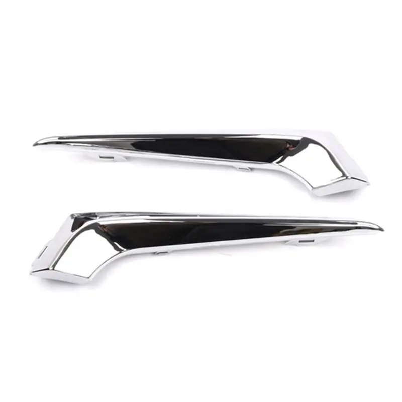 

Ingenious-Fog Light Trim Strips 1 Pair For Malibu 2016-2018 Front Bumper Chrome Car Styling Fog Lamp Cover