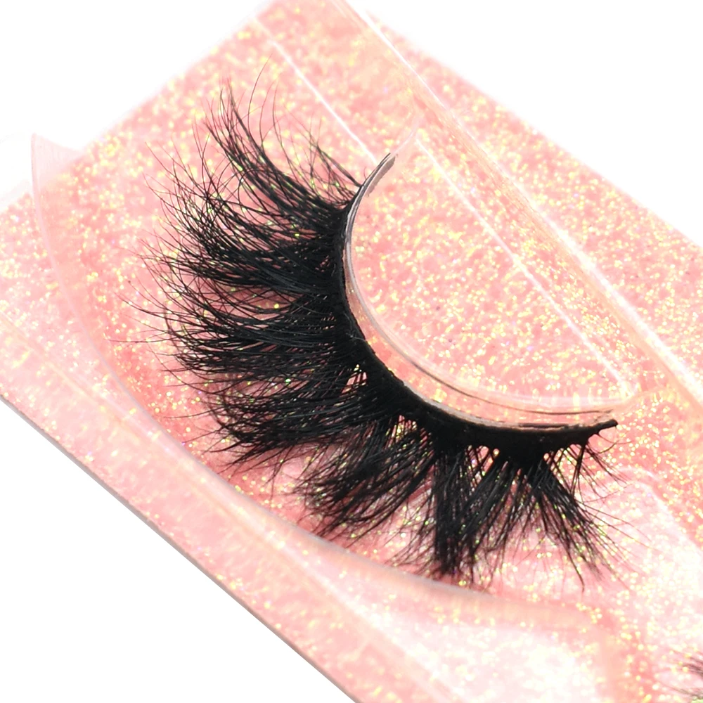 FOXESJI Makeup Eyelashes 3D Mink Eye Lashes Fluffy Soft Dramatic Cross Strip Lashes Clusters Natural Mink Fake Lashes Extension