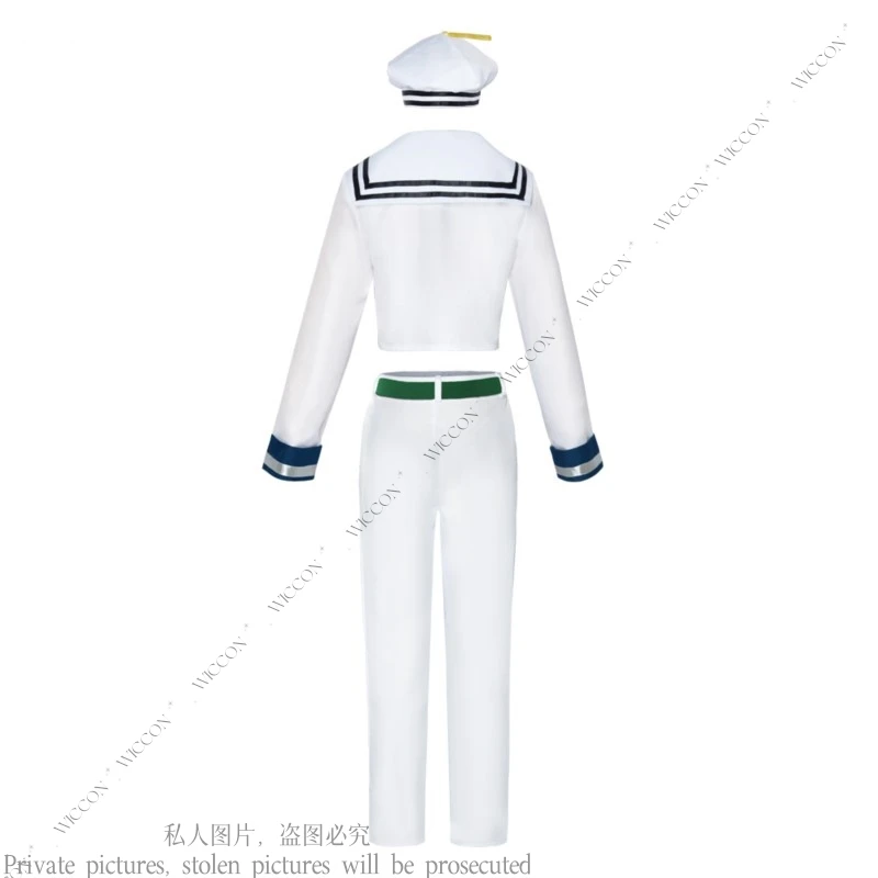 Higashikata Josuke تأثيري زي للرجال ، بدلة رجل غريب ، ملابس المغامرة ، كرنفال الهالوين ، لعب الأدوار ، بدلة بحار ، قبعة