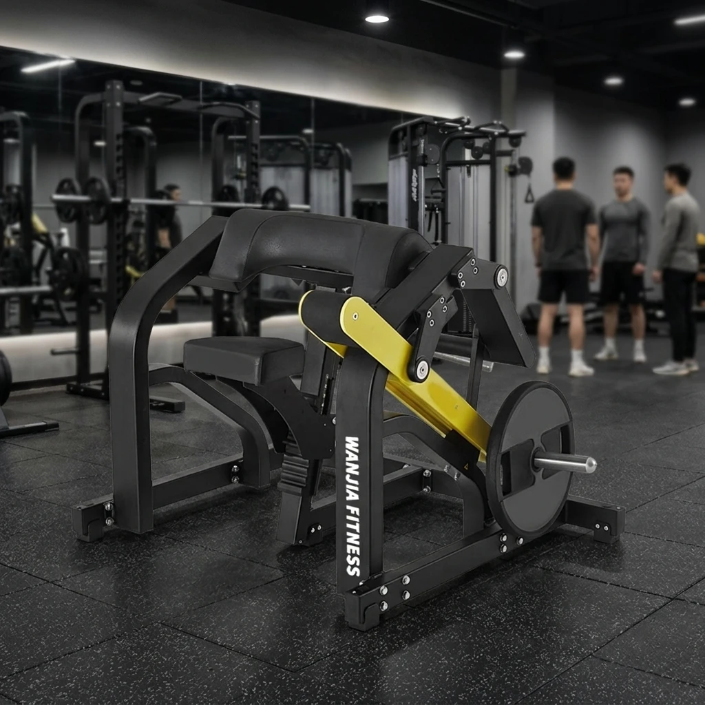 Factory Direct Sale Commercial Gym Fitness Equipment with Great Cushion Strength Training Plate Loaded Biceps Curl for Gym
