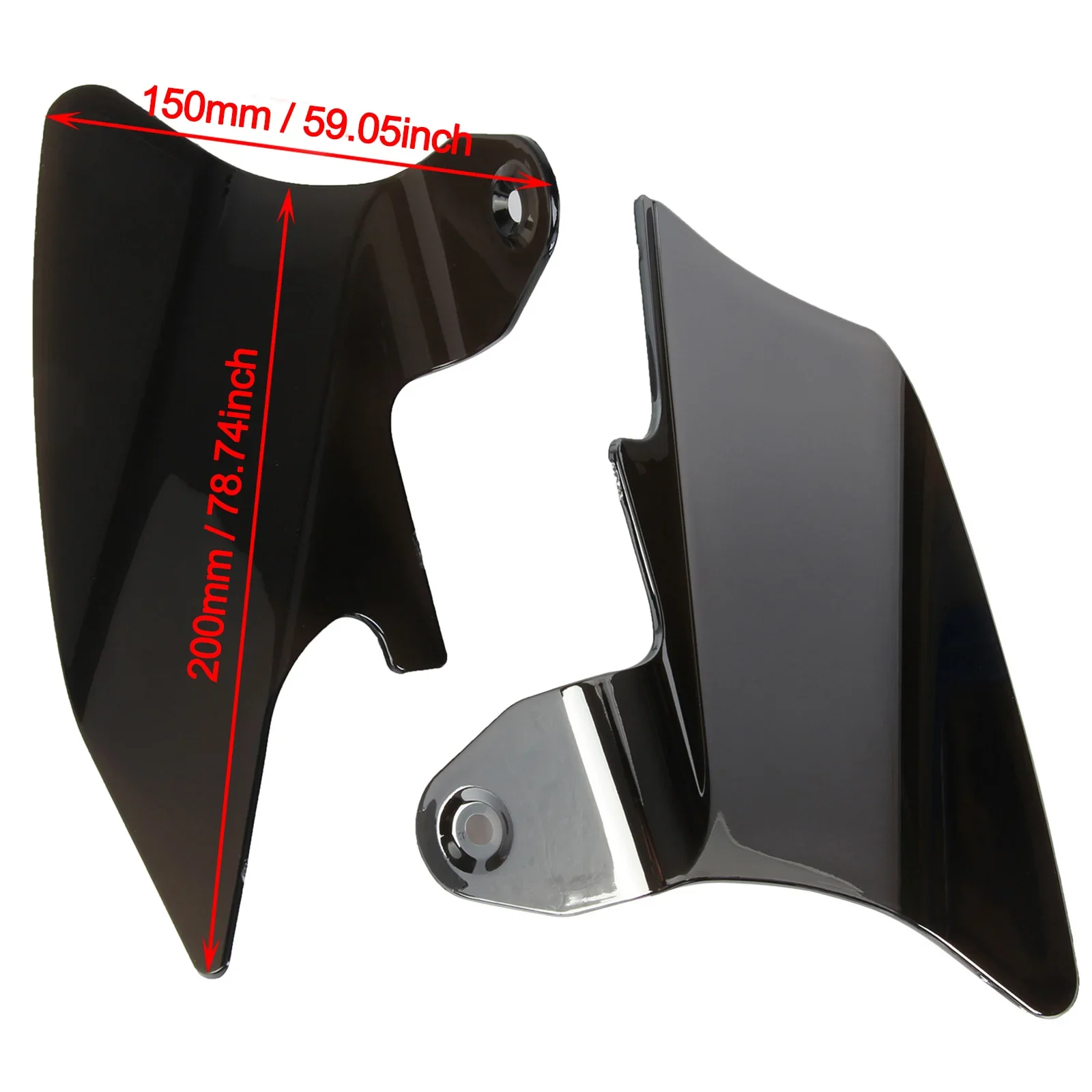 Motorcycle Reflective Saddle Shield Air Heat Deflector For Harley Touring Road King Street Electra Road Glide FLHTC FLHR 97-07