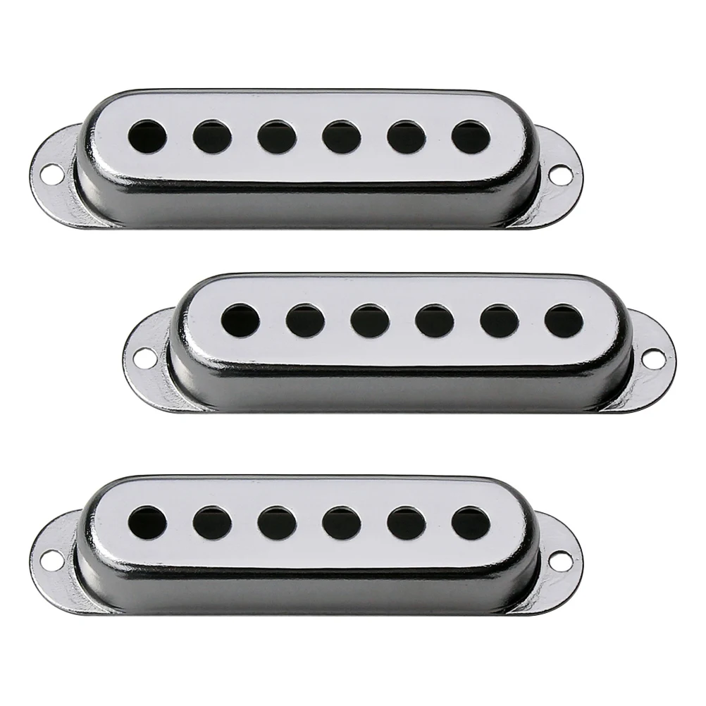 

3pcs Metal For Electric Dust Proof Sturdy Impact Resistant Protector Compatible With Humbucker Double Coil Single Bass Guitar