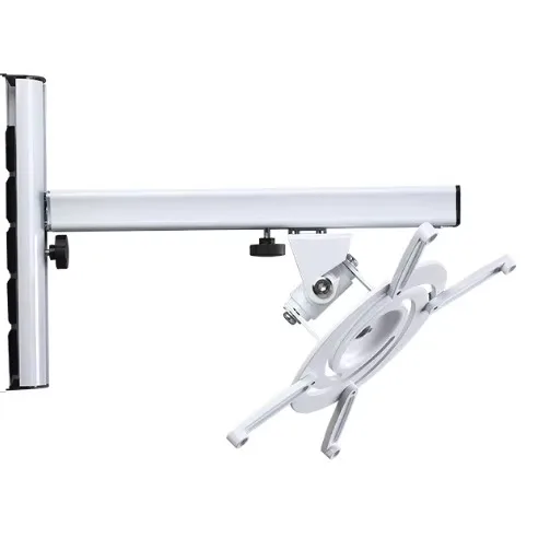 ALUMINUM universal projector wall bracket ceiling mount rack for 3 holes 4 holes projector full motion move horizontal vertical