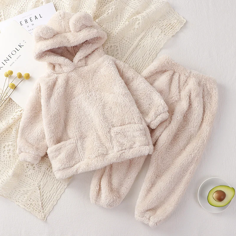 Kids Clothes Autumn Winter Baby Boy Clothes Sets Children Clothing Sets Baby Girls Sport Suit T-shirt+PantsKeep Warm Outfit Suit image 2