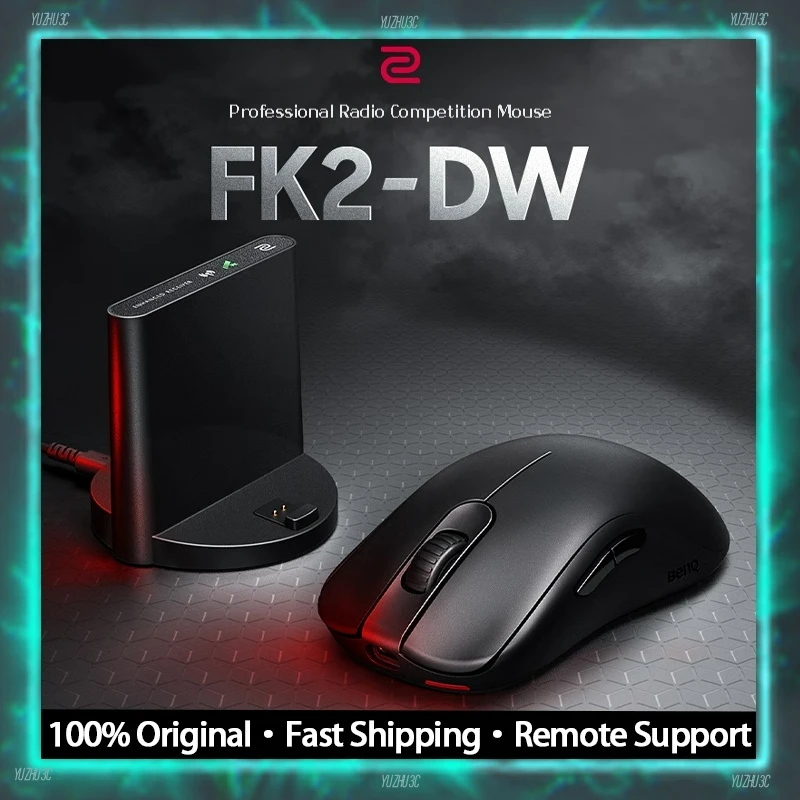 

Беспроводная игровая мышь ZOWIE GEAR FK2-DW 2,4G, базовая станция с беспроводной передачей, специально настроенная для электронных видов спорта, сверхнизкая задержка