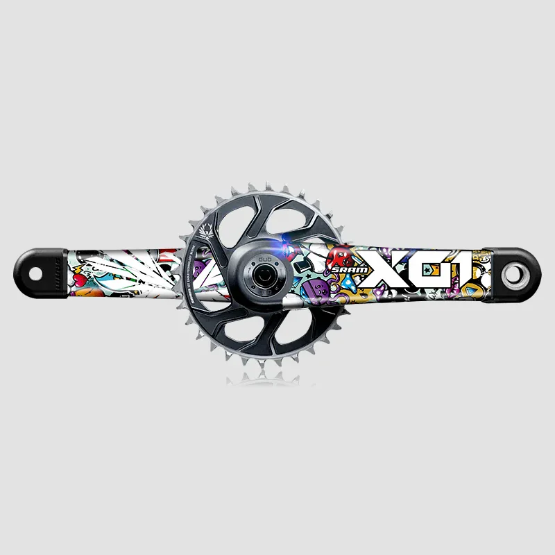 2022 Mountain Bike X01 Crank Sticker AM DH Crank Decal Bike Stickers Bike Accessories for Sram crankset