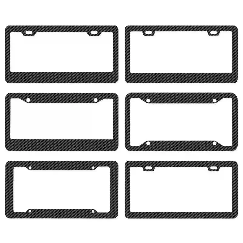 

Держатель номерного знака из углеродного волокна, рамка для номерного знака автомобиля, рамка для номерного знака автомобиля, этикетка, универсальные автозапчасти
