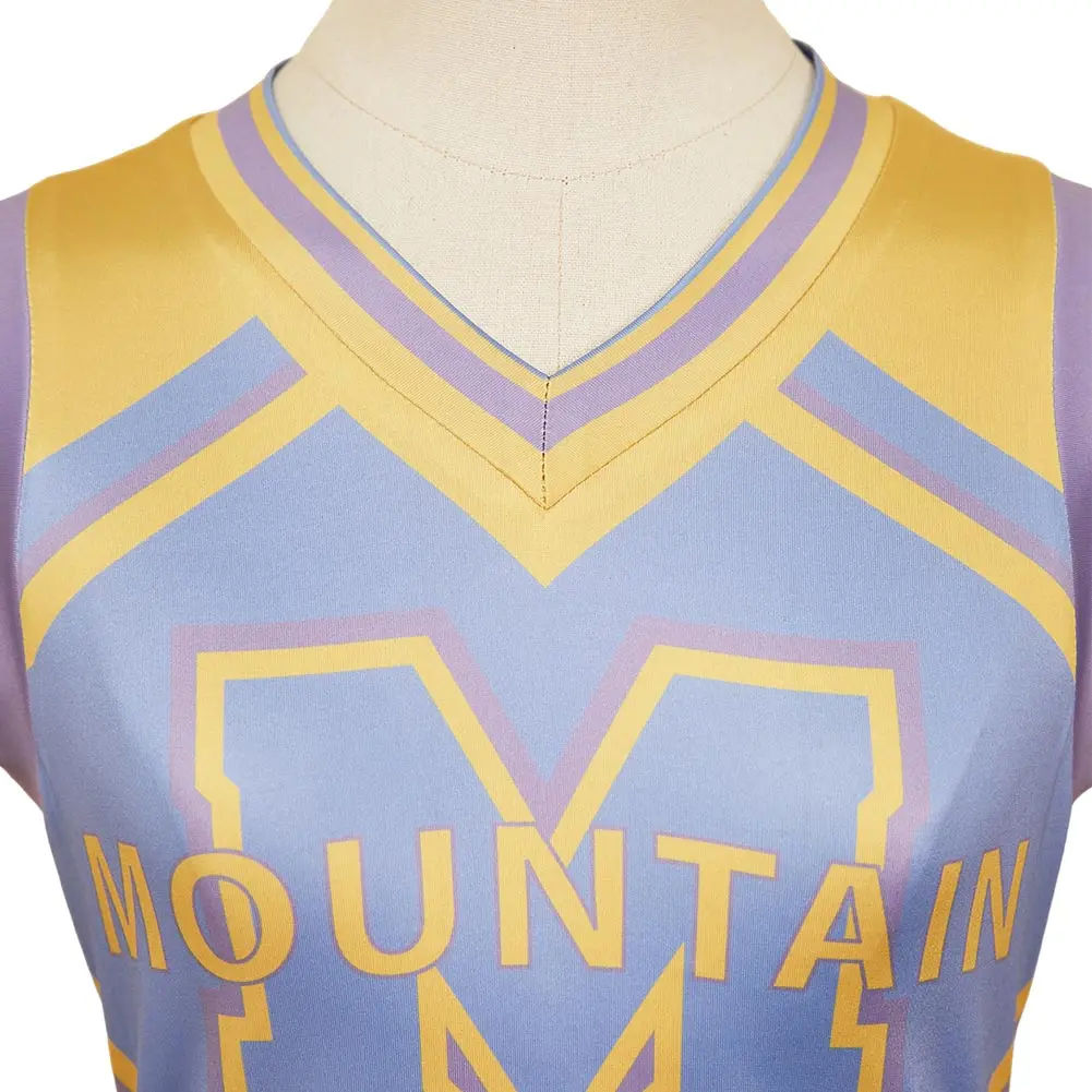 2025 TV Zombies Addison Cosplay uniforme de porrista amarillo sudadera falda disfraz conjunto mujer Halloween juego de rol fiesta de Carnaval