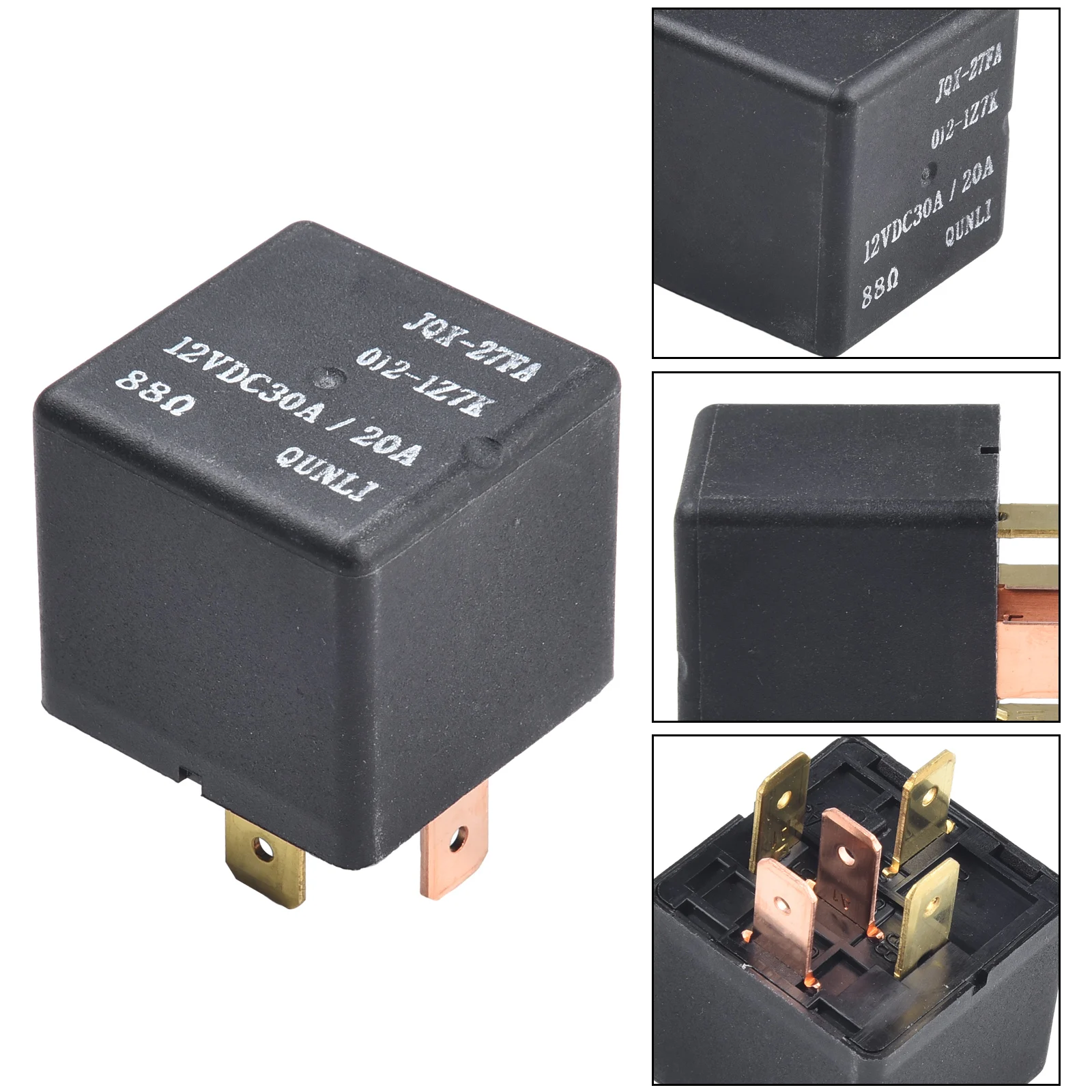 12V DC 1pc 40A citations Pour Ford Plastique et Métal Noir Tout Neuf FOAB-14B192-AA Haute Qualité Pièces FOAB-14B192-AA
