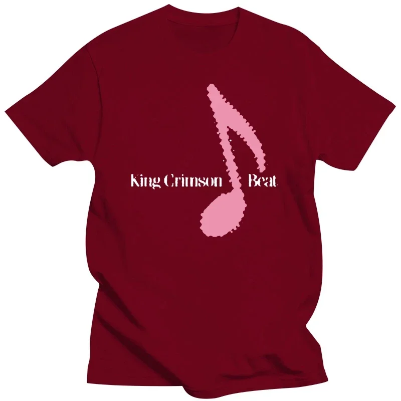 King Crimson Men\'S Beat T Shirt heavyweight T Shirt summer Discount 100 % Cotton T Shirt For Round Neck Clothes Men Lastest sale