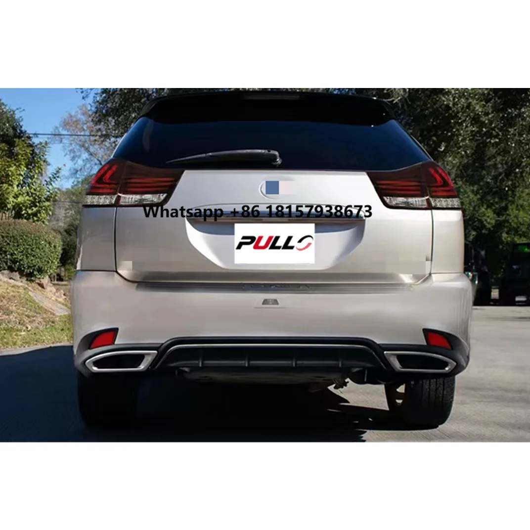 

Body Kit Model Include Rear Bumper Assembly with Taillamps Upgrade to 2021 Year Old to New for LEXUS RX350 2009-2015 Black 1 Set