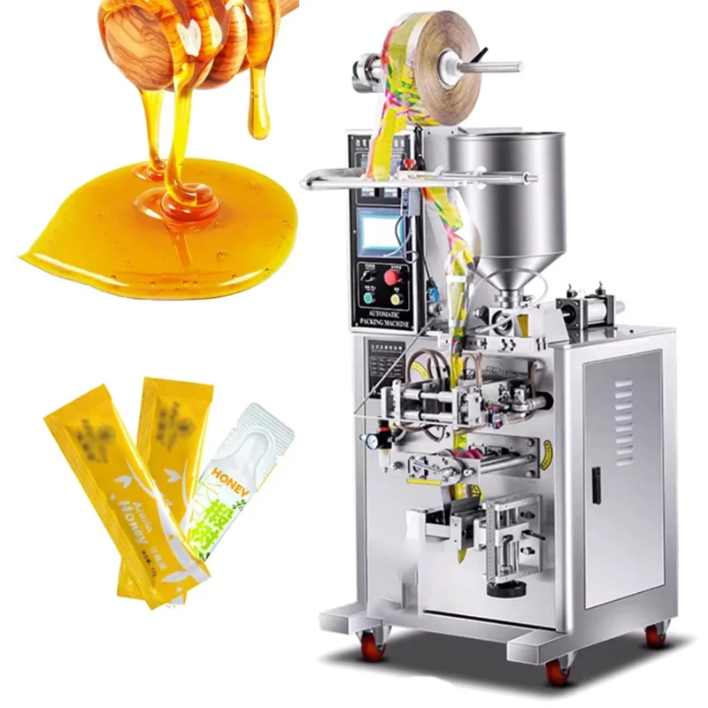 

Multifunctional automatic filling chili garlic honey bag ketchup hot sauce bag ketchup packaging machine