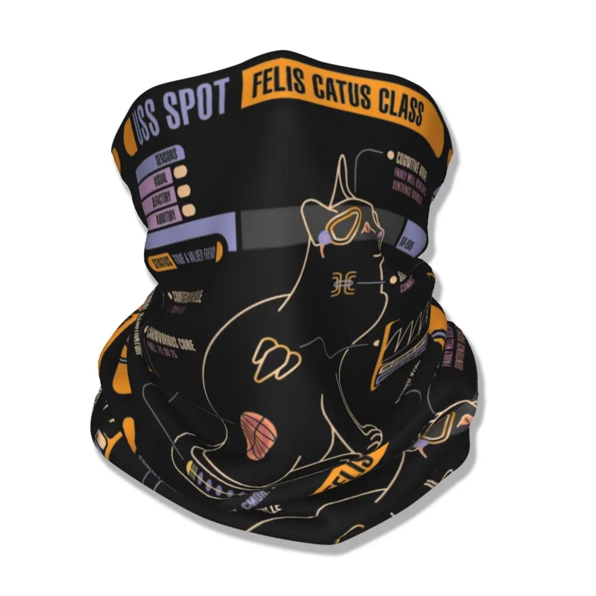 

Stars Treks USS Spot Bandana Neck Cover Printed Mask Scarf Warm Headwear Running Unisex Adult Winter