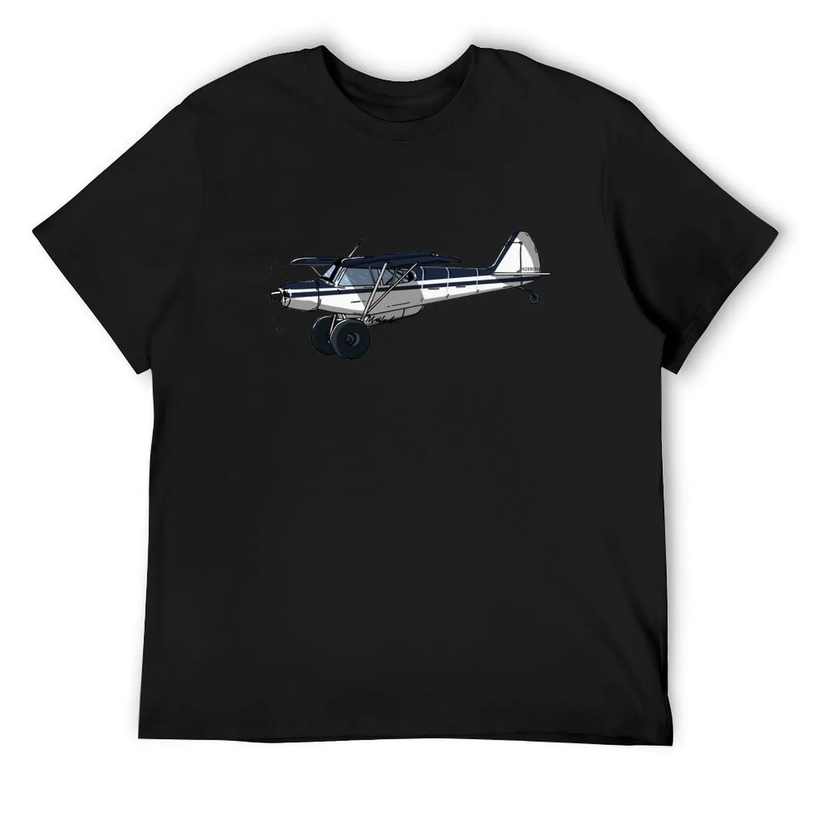 

Piper PA-12 N2880M T-Shirt new gifts and t-shirts quick-drying vintage graphic tee mens cotton t shirts