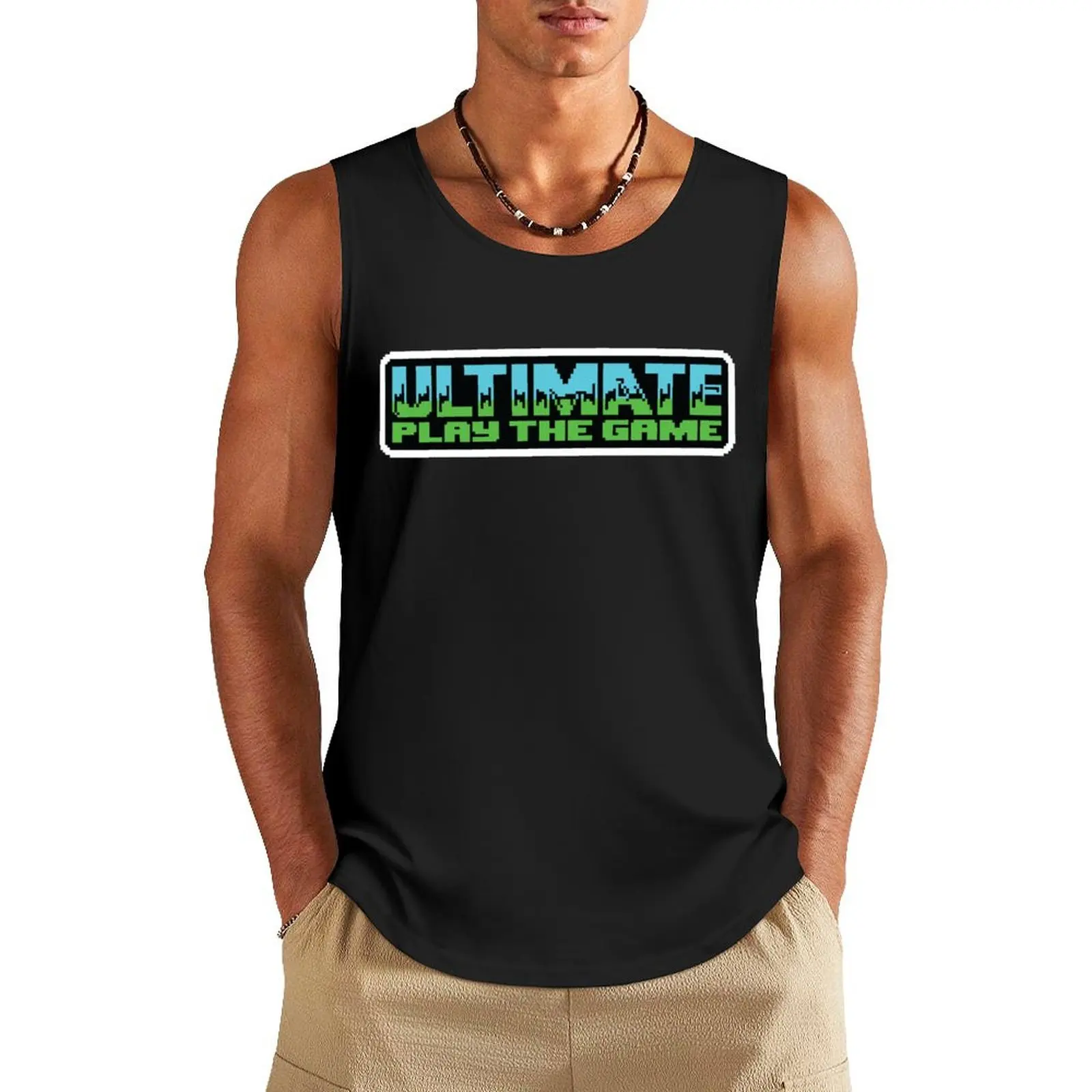 Ultimate - Play The Game Tank Top men gym Body man vests for men