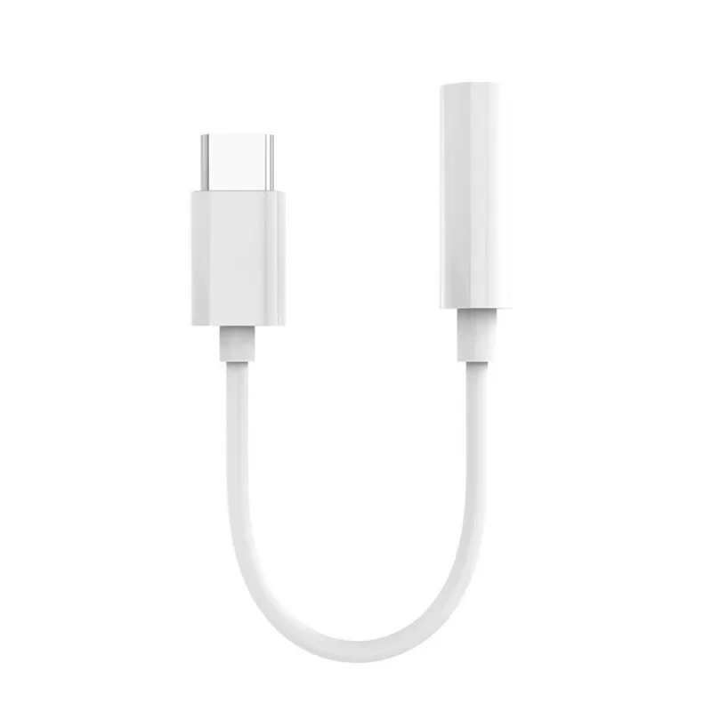 Adaptador USB tipo C a Aux de 3,5mm, Cable de Audio tipo c a Jack de 3,5mm, Cable de auriculares, línea de conversión Universal para Android