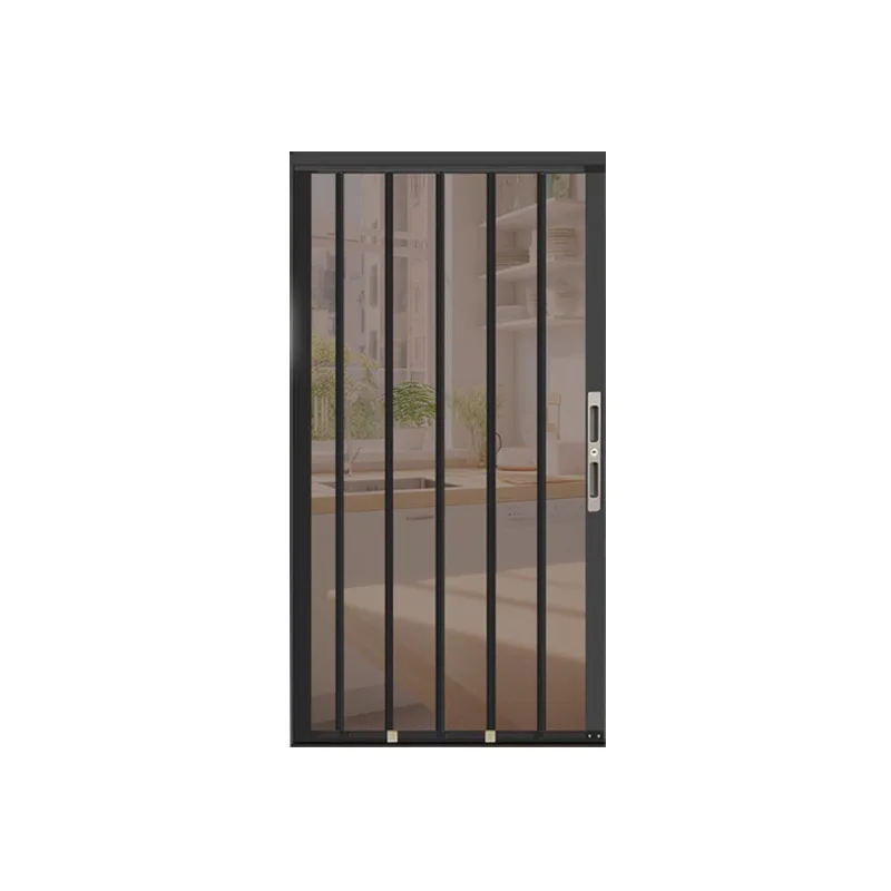 

No punching kitchen door partition aluminum alloy high definition invisible slidingdoor kitchen bathroom partition oil fume door