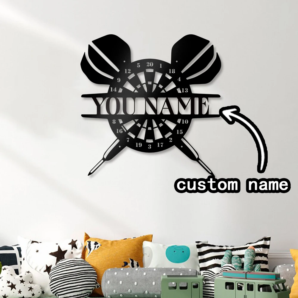 1 قطعة لطيف للتخصيص النص علامات الحديد القصدير اللوحة علامات جدار معدني للديكور الداخلي للمنزل