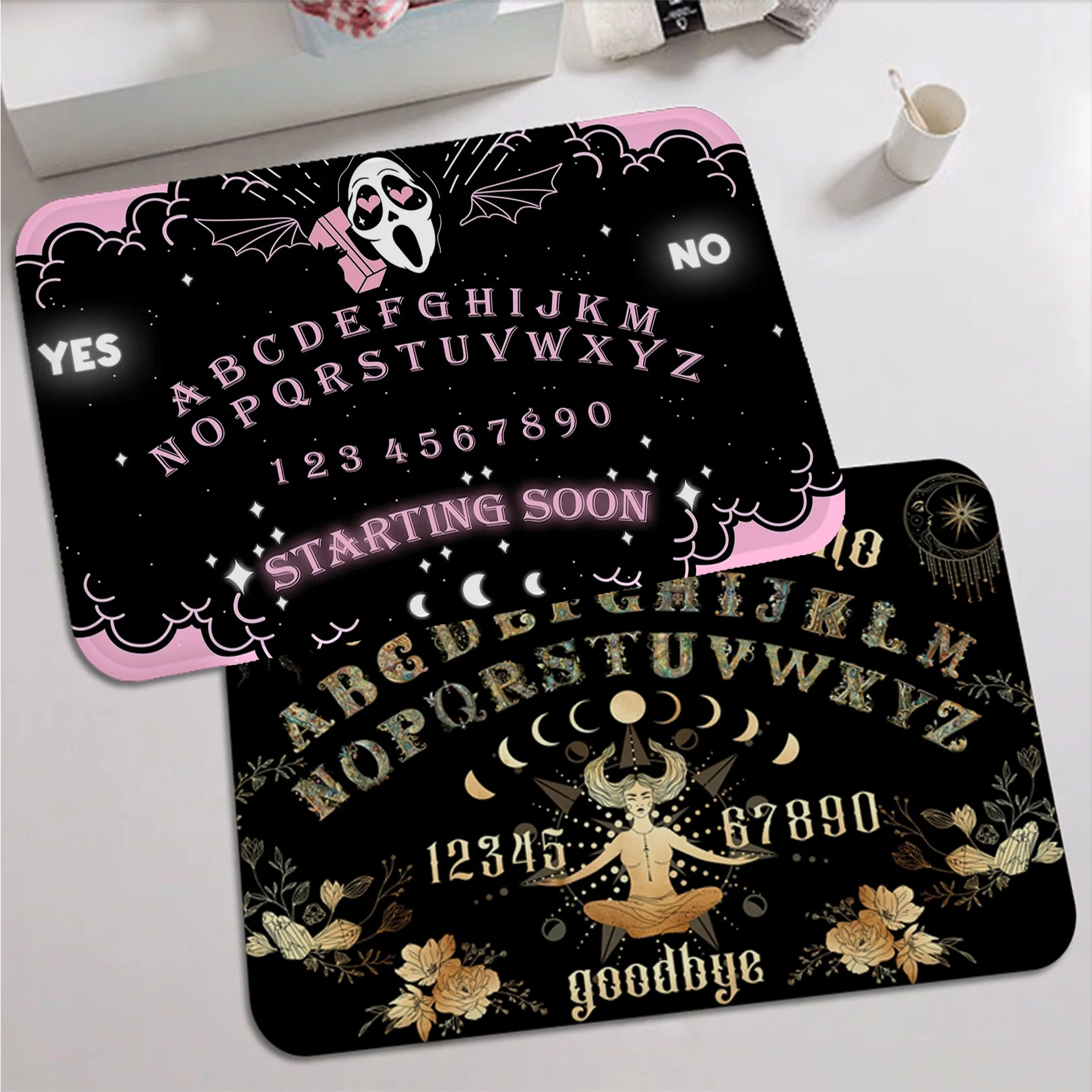 Ouija Board Floor Mat Bath Mat Nordic Style Home Doormat Bathroom-Toilet Mats Bedroom Welcome Doormat