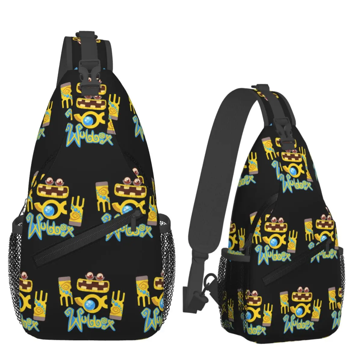 

Wubbox My Singing Monsters Chest Bag Men Sling Crossbody Backpack Chest Bag Traveling Hiking Daypack Shoulder Bag