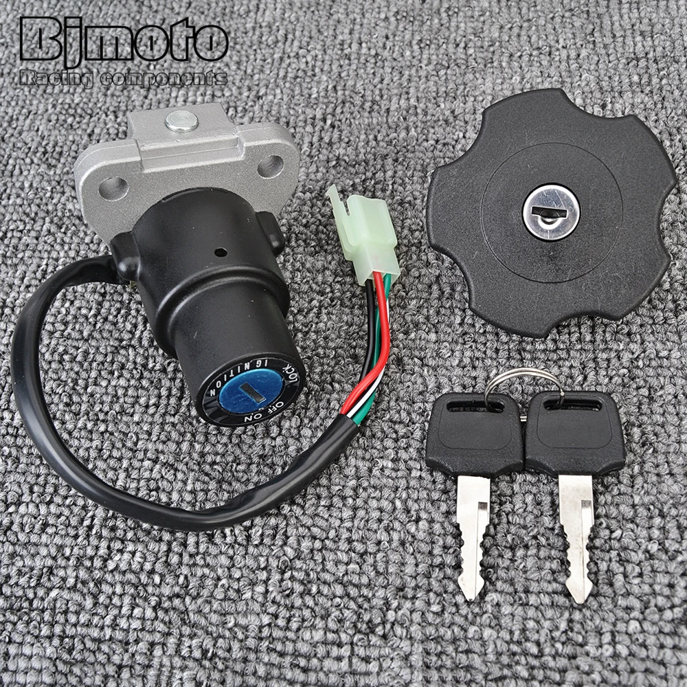 XT 600 TW 200 Fuel Gas Cap Ignition Switch Seat Lock with Key Kit For Yamaha XT600 TW200 DT200 DT200R DT 200 R XT225 Serow 225