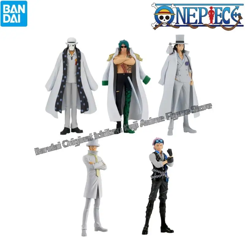 Bandai en Stock caja Original Kit de modelismo One Piece Cp0 Aramaki Rob Lucci Kaku Coby personajes de Anime estatua Original coleccionable