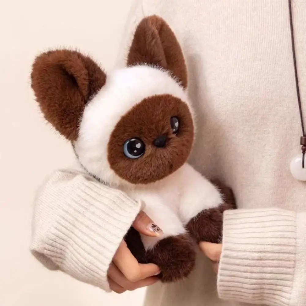 ตุ๊กตาแมวคาวาอี้ ขนาด 24 ซม. นุ่มมาก ของขวัญสำหรับนอนกอด ตุ๊กตาสัตว์นุ่มๆ