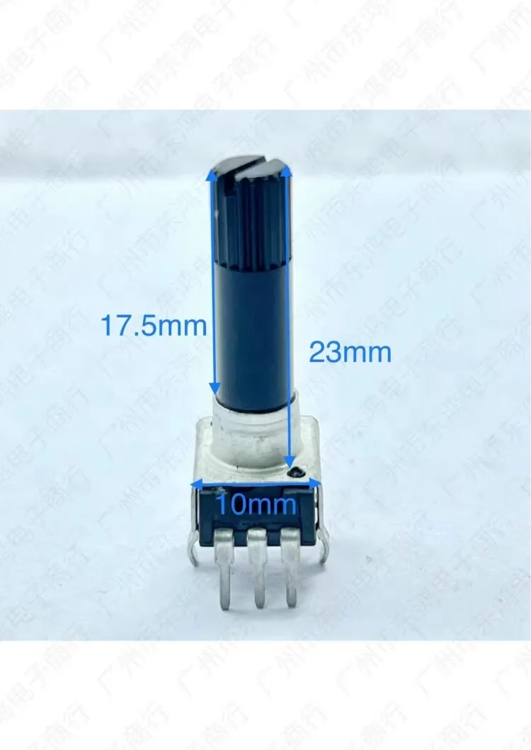 5pcs High quality RK09 single potentiometer A10k axis length iron enclosing 23MM A103