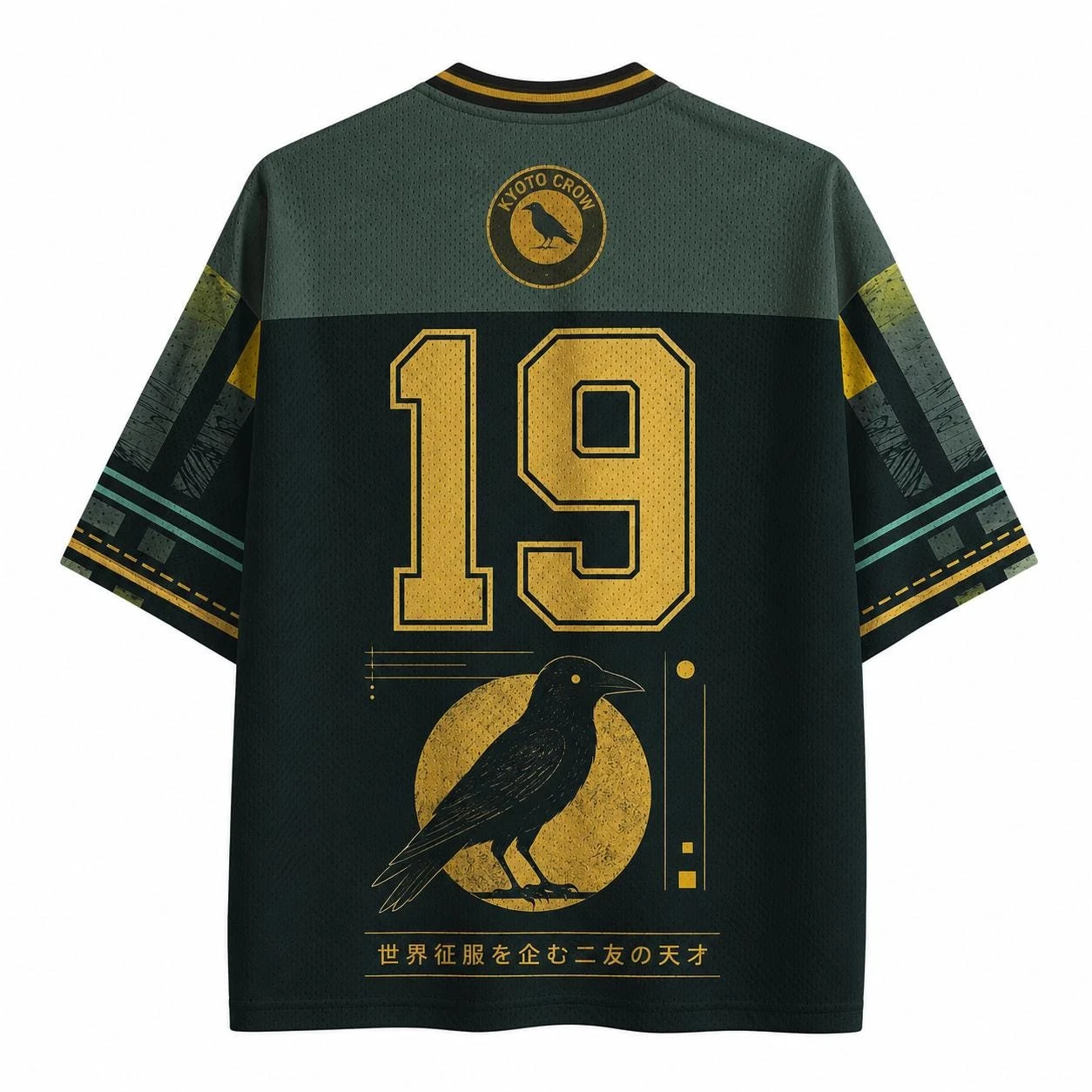 2026 Summer Fashion New Retro Zen Black Cat Crow Art Design 3D Printed T-shirt Outdoor Leisure Sports Loose V-neck T-shirt Large