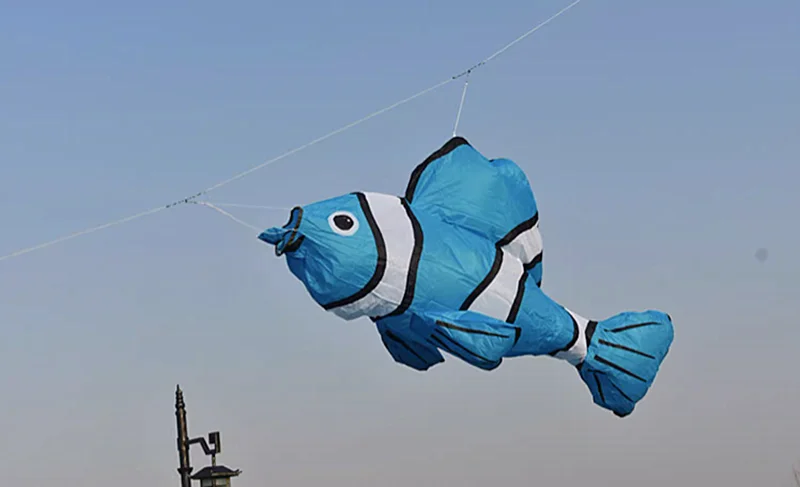 free shipping fish kite flying pendant giant soft kite string pilot kevlar cerf-volant papalotes cometas windsock lenkdrachen