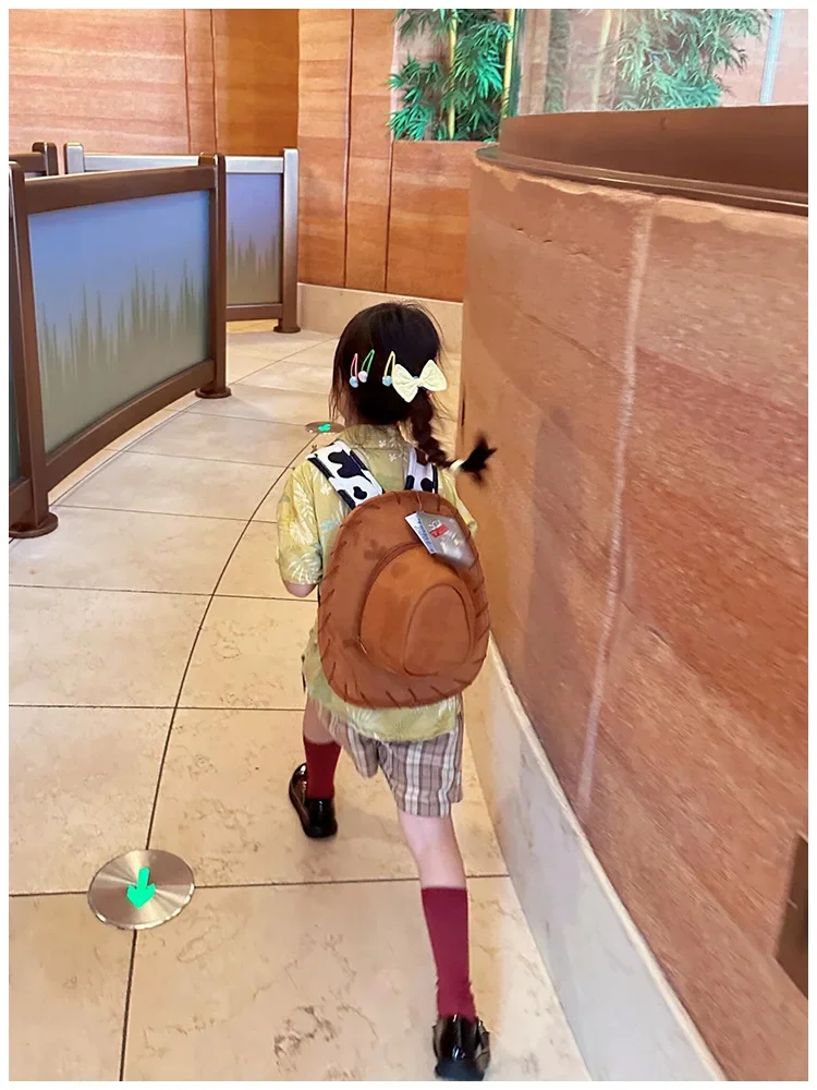 

Woody Toy Story Inspired Backpack For Kids School Bag Cartoon Double Shoulder Bag Birthday Gift For Boys Girls