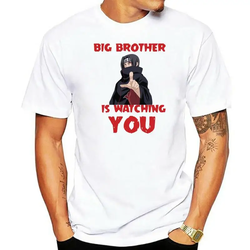 Men T Shirt Itachi shirt big brother is watching you black tshirts Women T-Shirt