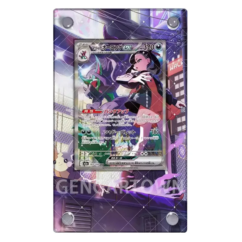 جيب الوحش Charizard Xex بطاقة عرض موقف PTCG مارني Cubone Ceruledge لعبة جمع بطاقة إطار الصورة لعبة هدية الكريسماس #4