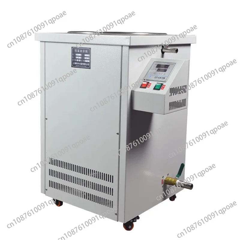 

Digital Display Constant Temperature Oil Bath Water Bath Tank Stainless Steel Heating Pot with External Circulation Pump for Lab
