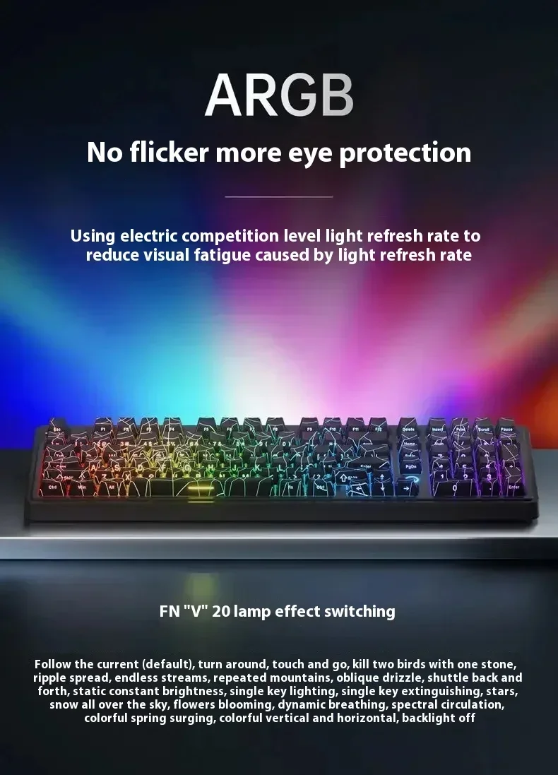 

Механическая клавиатура AJAZZ AK980 MAX, проводная 0,01 ммRT, 0,125 мс, клавиатура с горячей заменой, ARGB, киберспортивные игры, индивидуальная проводная клавиатура, подарок