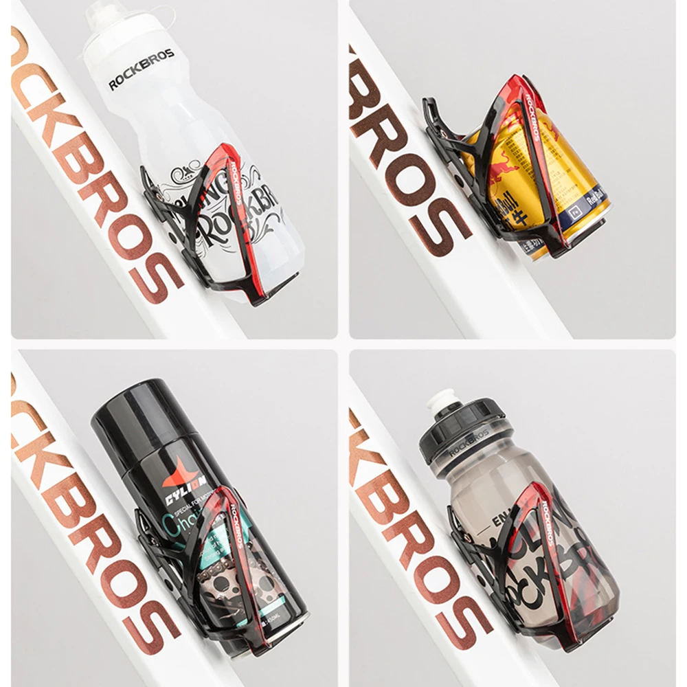 ROCKBROS Fahrrad-Trinkflasche aus Kunststoff für Outdoor-Laufsport, Quetschflasche, Fahrradbecher mit Flaschenhalterung – Detail 12