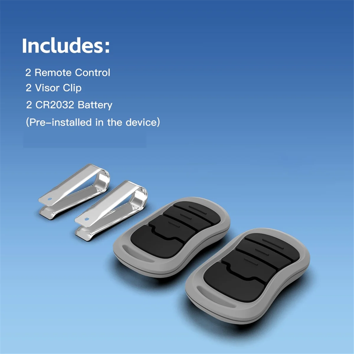 ATS-2 pezzi per telecomando per porta garage Genie Intellicode per tutti gli apriporta garage Genie Intellicode, G3T-BX G3T-R a 3 pulsanti