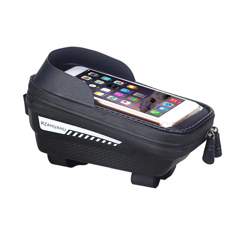 Waterproof Car Management Bag Touch Screen Three-point Fixing Upper Pipe Bag Package Black Mobile Phone Bag Eva