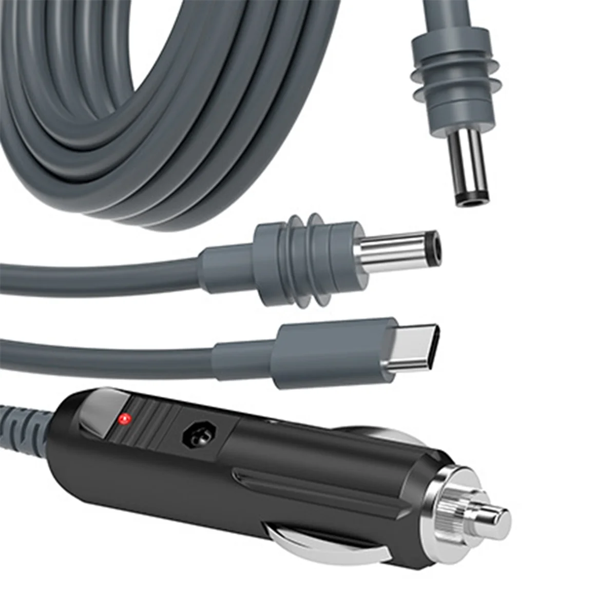 

ATW7 10m for Mini Type-C/DC Power Cable Cord for Mini Car Lighter Plug and DC Male