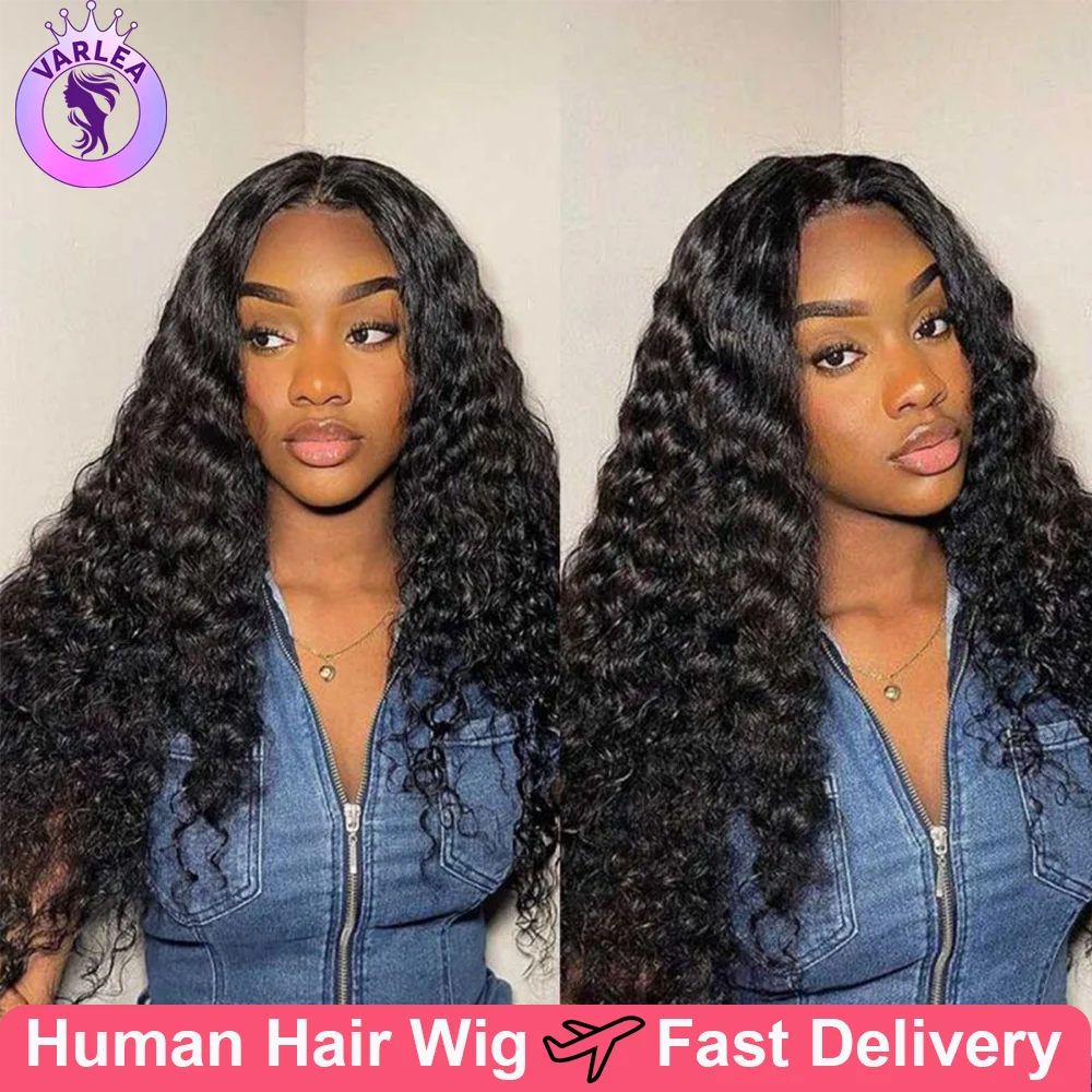 30inch Deep Wave 13x6 Hd Lace Front Wigs Human Hair Water Wave 13x4 Lace Front Wig Pre Plucked Brazilian Curly Wig Glueless Wigs