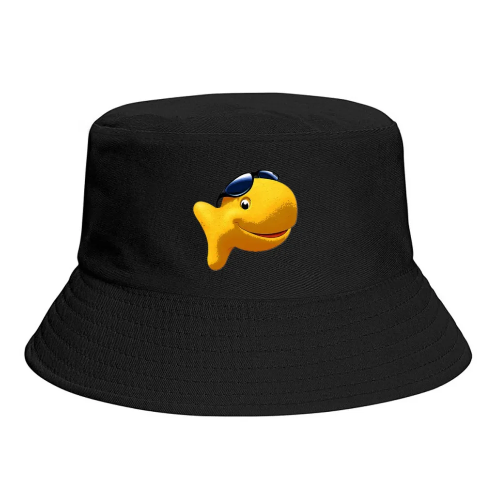 goldfish  Cap Daily Cool Casual Lovely Streetwear Outdoor Vintage Fashion Versatile Bucket Hat