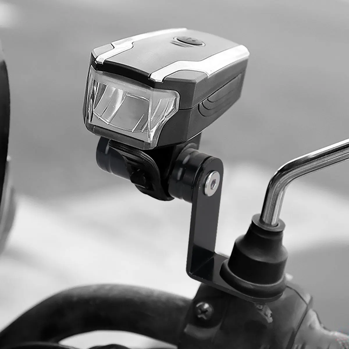 Moto Mirror Expander Bracket Motorcycle Accessories Multifunctional Phone Holder Levers Universal Adapter Holder Clamp Bar Alloy image 5