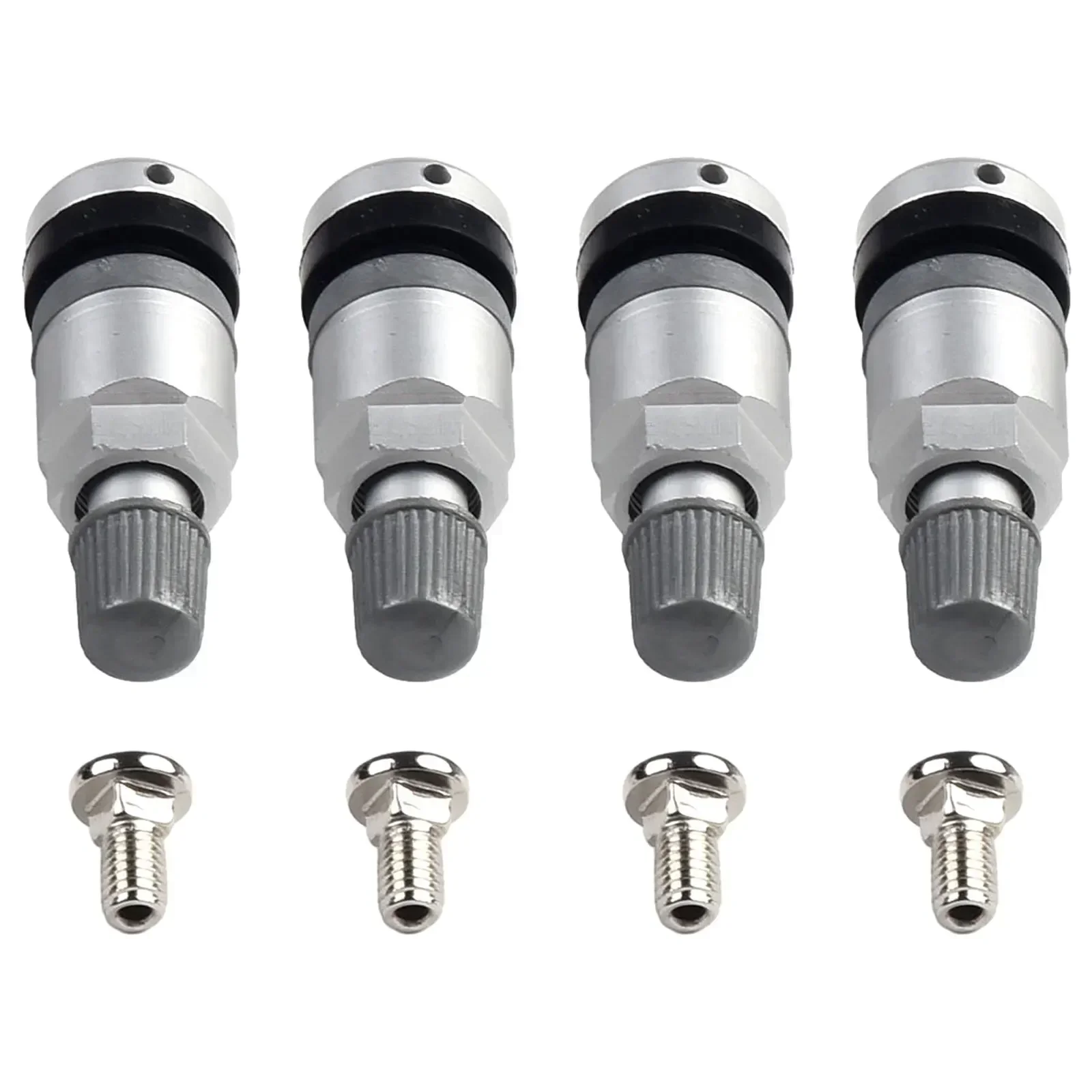 4pcs TPMS Tire Pressure Sensor Valve Stem For BMW 5 Series Front Rear Left Right Tire Pressure Monitoring Sensor Valve Set