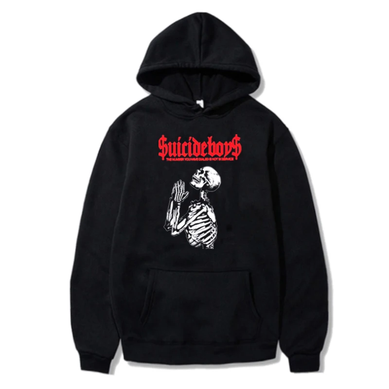 

Suicideboys Music Tour Hoodie Sweatshirt Graphic Design Album Merchandise Suicideboys Gifts to Fans Unisex Pullover Streetwear