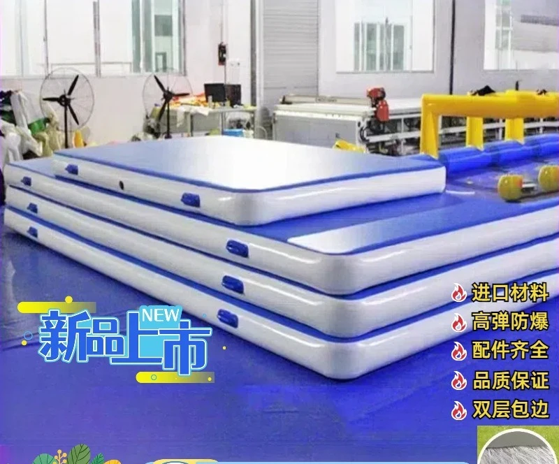 Hot Sale Gymnastic Mat Inflatable air Tumble Track air Track Tumbling Mat air Track Trampoline for Sale 3mx2mx0.2m - view 2