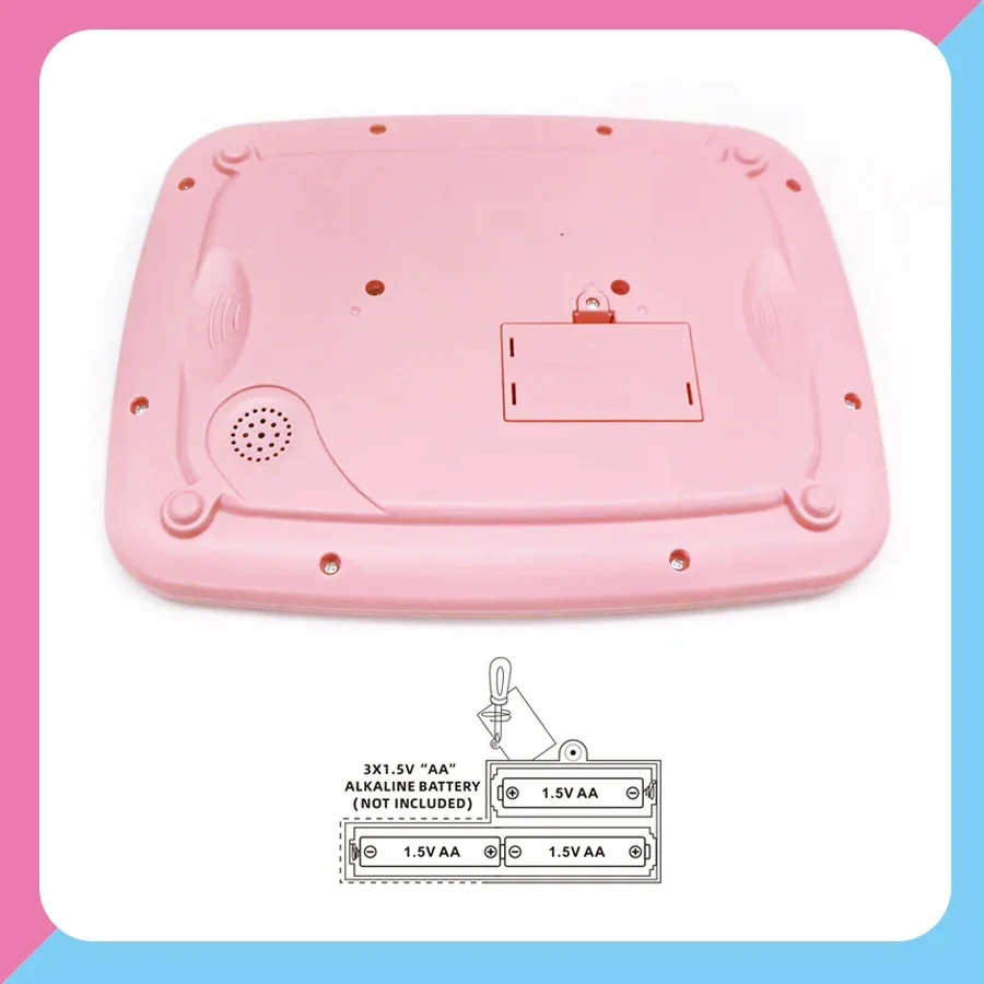 English Learning Machines Toy with LED Lights Multifunctional Puzzle Early Education Story Tablet Learning Machine Kids Toys