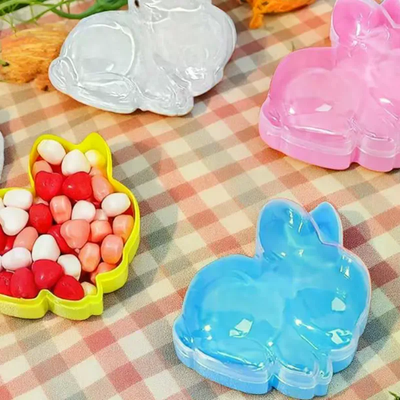 Rabbit Shape Plastic Candy Box Wedding Gift Box Party Favors Candy Holders Gift Boxes Wedding Like Candy Pack Christmas Supplies